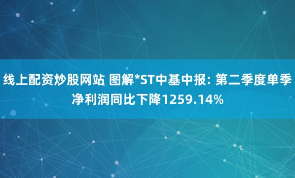 线上配资炒股网站 图解*ST中基中报: 第二季度单季净利润同比下降1259.14%