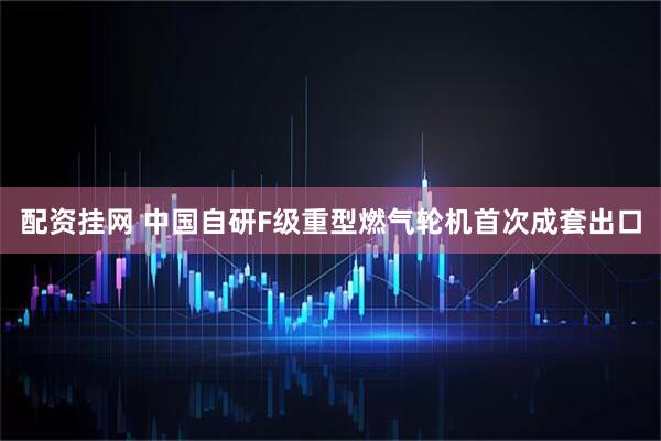 配资挂网 中国自研F级重型燃气轮机首次成套出口